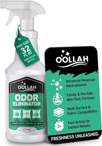 Pet Odor Eliminator for Home, Odor Eliminator Spray 32 oz, Fresh Scent Odor Neutralizer for Fabric, Carpet, Upholstery, Furniture, Bathroom & Car in Saudi Arabia