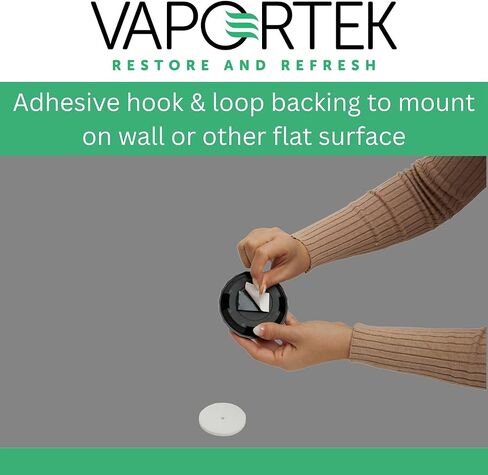 أقراص إزالة الروائح من فابورتيك، 2 حامل EZ-Twist مع 2 قرص عطر EZ-Disk، رائحة تحييد الرائحة، أسود in Kuwait