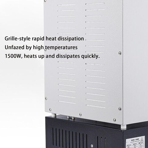 1500W Electric Sintering Melting Kiln 1150℃, Closed Muffle Furnace with Observation Window for Jewelry Making, Metal Casting, Pottery Glazing, DIY Crafts Lab Heating in Kuwait