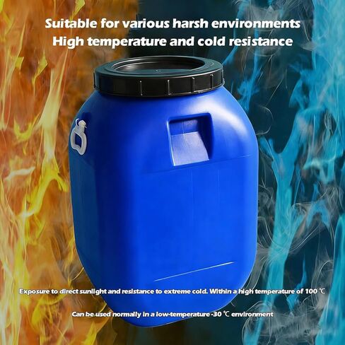 Durable Food-Grade Plastic Barrel with Lid for Water, Oil & Food Storage - Ideal for Home & Industrial Use, Versatile Water Storage Bucket in Saudi Arabia
