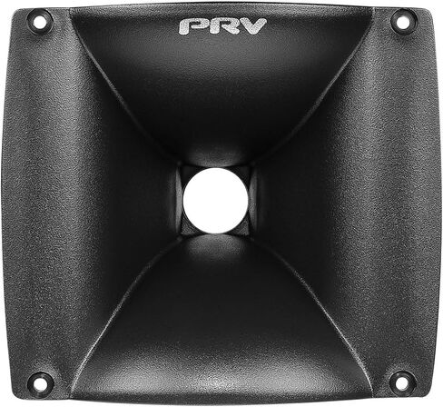 PRV AUDIO 1 Inch Exit Horn Waveguide WG17-25 Screw On Compression Drivers - ABS Plastic UV Resistant Driver Guide - Black Color in Saudi Arabia