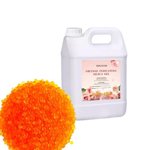 3LB برتقالي يشير إلى خرزات هلام السيليكا المجففة، مجفف السيليكا المجفف القابل لإعادة الاستخدام 3-5 مم للأجهزة الإلكترونية والكاميرا والمجوهرات والآمنة in Kuwait