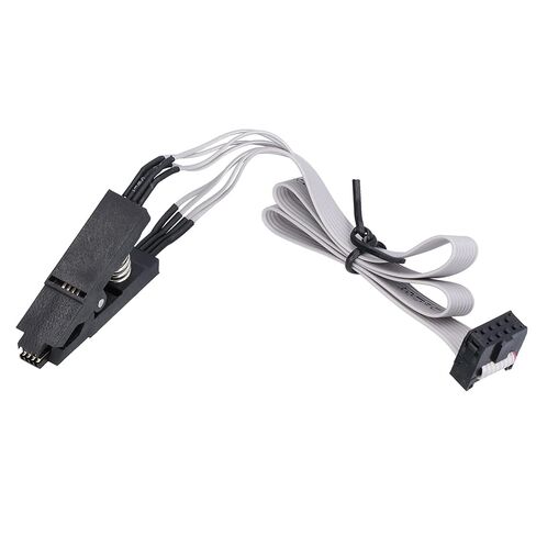 Flash Chip Test Clip Set Programmer Accessory SOIC SOP Pin Format USB Burning Mainboard for BIOS Chip Programming 1.8V Adapter Board Included in Saudi Arabia