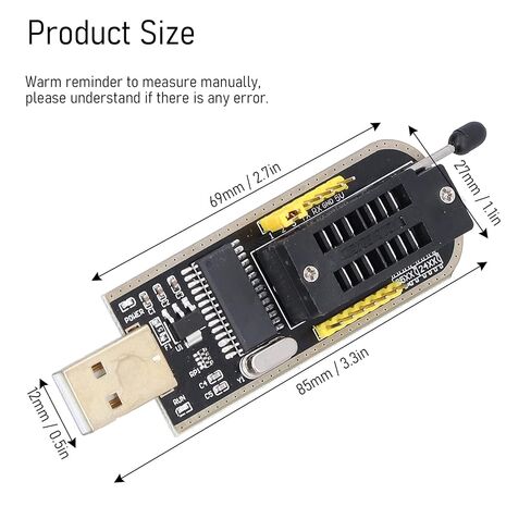 Flash Chip Test Clip Set Programmer Accessory SOIC SOP Pin Format USB Burning Mainboard for BIOS Chip Programming 1.8V Adapter Board Included in Saudi Arabia