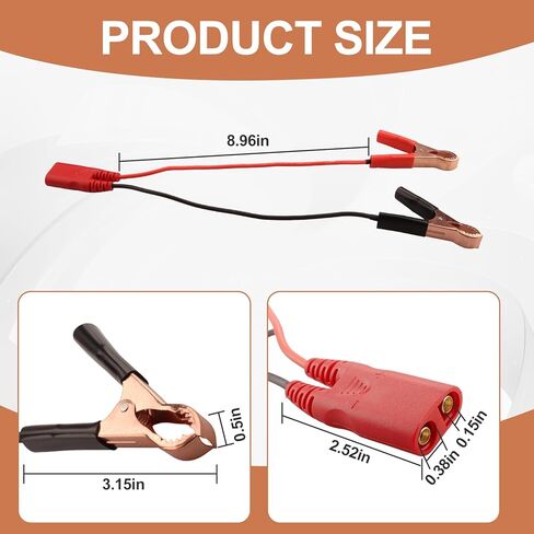 PPTK0025 مجموعة مشبك كابل مشابك البطارية لنماذج مسبار الطاقة 3/3S/3Ez، مجموعة الرصاص بمشبك التمساح PPTK0025 ملحقات أداة مسبار دائرة الطاقة للاختبار الكهربائي للسيارات in Kuwait