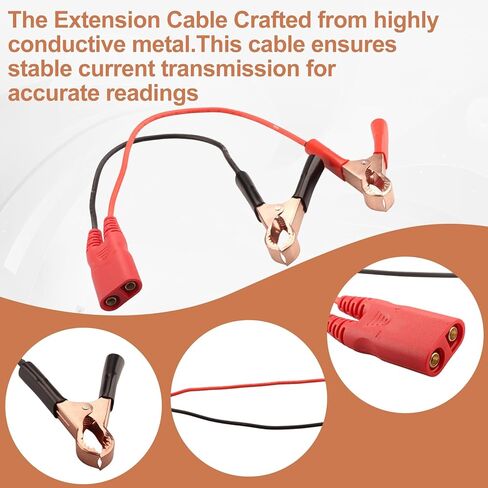 PPTK0025 مجموعة مشبك كابل مشابك البطارية لنماذج مسبار الطاقة 3/3S/3Ez، مجموعة الرصاص بمشبك التمساح PPTK0025 ملحقات أداة مسبار دائرة الطاقة للاختبار الكهربائي للسيارات in Kuwait