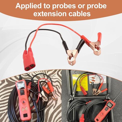 PPTK0025 مجموعة مشبك كابل مشابك البطارية لنماذج مسبار الطاقة 3/3S/3Ez، مجموعة الرصاص بمشبك التمساح PPTK0025 ملحقات أداة مسبار دائرة الطاقة للاختبار الكهربائي للسيارات in Kuwait