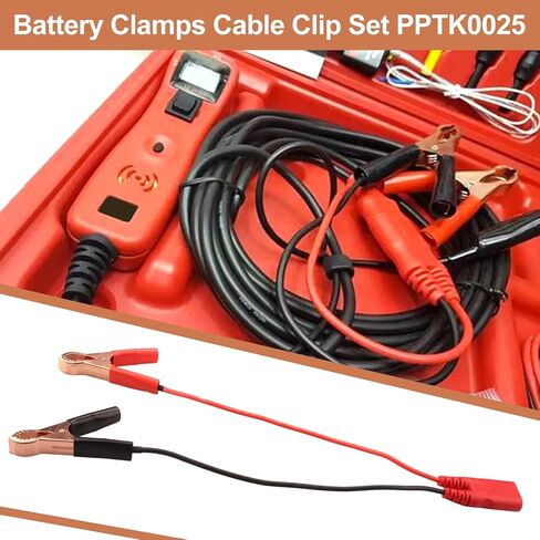 PPTK0025 مجموعة مشبك كابل مشابك البطارية لنماذج مسبار الطاقة 3/3S/3Ez، مجموعة الرصاص بمشبك التمساح PPTK0025 ملحقات أداة مسبار دائرة الطاقة للاختبار الكهربائي للسيارات in Kuwait