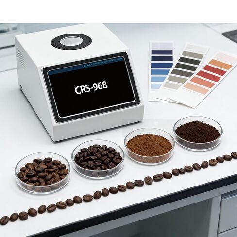 مقياس فرق اللون على سطح الطاولة للقهوة بدقة 0.01% 10° مراقب قياسي ومصدر ضوء D65 قياس 1 ثانية USB 100 مم مجال متكامل لتحليل ألوان القهوة المطحونة in Kuwait