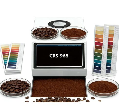 Coffee Color Meter Benchtop Coffee Roast Analyzer with USB Computer Link ≤0.03 ΔE*ab Repeatability Full-Spectrum LED for Instant Coffee Powder Roasted Beans D65 10° Observer 1s Measurement in Saudi Arabia