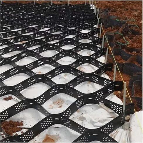 Inch Height Honeycomb Pavers Foldable & Permeable Stabilizers for Driveway & Landscaping (3x8m 10x26ft) in Kuwait