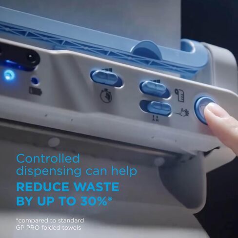 enMotion Georgia-Pacific (by GP PRO) موزع مناشف ورقية آلي بدون لمس 8 في 1 لفة، رمادي، 59497A in Kuwait
