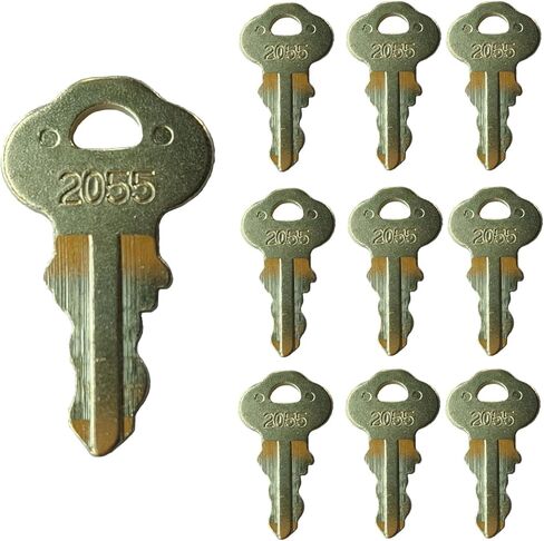 2055 Key for Bradley Paper Towel Toilet Tissue Soap Dispensers P15-398 10 Pack in Saudi Arabia