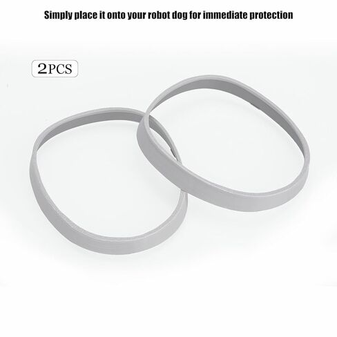 2-Pack Gray Face Bumper Compatible with Loona Robot Pet Dog,Face Guard to Soften Impact from Hard Object Collisions in Saudi Arabia