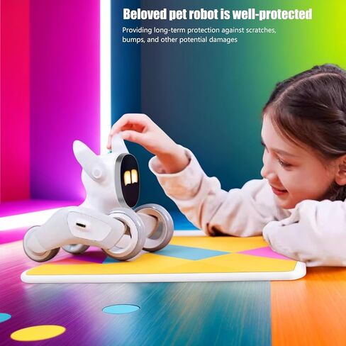 2-Pack Gray Face Bumper Compatible with Loona Robot Pet Dog,Face Guard to Soften Impact from Hard Object Collisions in Saudi Arabia