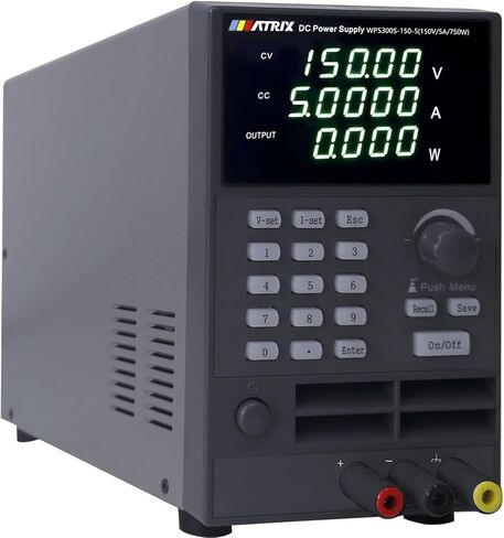 MATRIX Programmable DC Power Supply 150V 5A 300W, Wide Range Lab Bench Switching Variable Power Supply 1mV 0.1mA Resolution, List Output, 9 Groups Storage for Lab Institute, Electronics Repair in Saudi Arabia