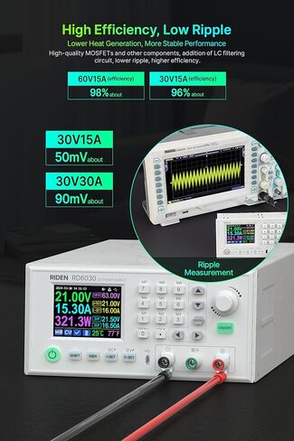 RD RD6030 Completed Set 60V 30A 1140W Digital Control Stabilized AC DC Adjustable Voltage Regulated Lab Bench Power Supply in Kuwait