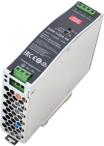 MEAN WELL DDR-120A-48 120W DIN Rail DC/DC Converter O/P +48V2.1A - 1 item(s) in Saudi Arabia