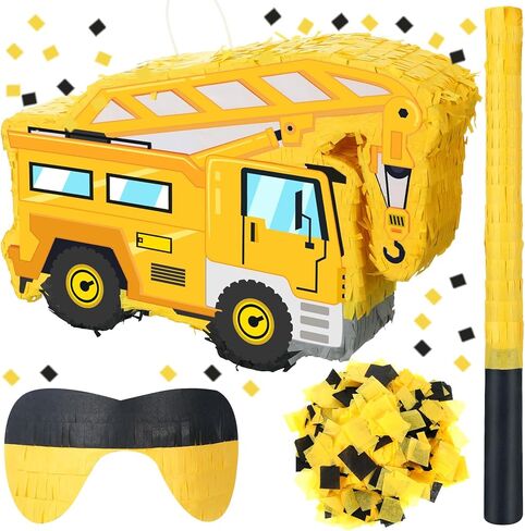 Ferraycle Baseball رقم 1 Piñata لزخارف حفلة عيد الميلاد الأولى Piñata إمدادات حفلة عيد ميلاد للأولاد مع حلويات عصا معصبة العينين in Kuwait