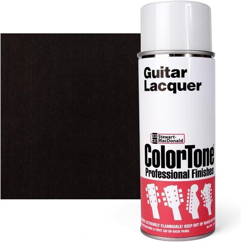 ColorTone Aerosol Guitar Lacquer, Sunburst Black – Nitrocellulose Spray for Black Sunburst Finishes – Fast-Drying & Durable – Professional Guitar Paint – 13 oz Can (3889) in Saudi Arabia