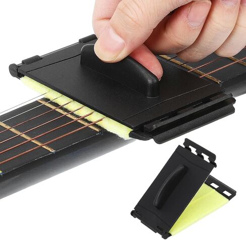 Professional Guitar String Scrubber & Fingerboard Cleaner – Reusable, Washable String Scrubber for All Stringed Instruments – Prevents Corrosion & Extends Tone Life – Portable & Eco-Friendly in Saudi Arabia