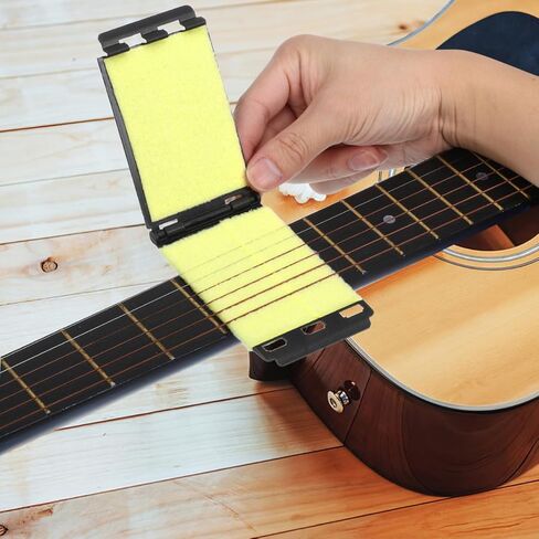 Professional Guitar String Scrubber & Fingerboard Cleaner – Reusable, Washable String Scrubber for All Stringed Instruments – Prevents Corrosion & Extends Tone Life – Portable & Eco-Friendly in Saudi Arabia