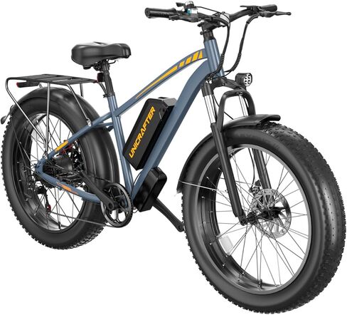 Electric Bicycle for Adults, 1500W Peak Motor 30 MPH 60 Miles Fat Tire E Bike with 48V 18.2Ah Removable Battery 26" Electric Bike Hydraulic Disc Brake and 7-Speed Motorcycle,UL 2849 Certified in Saudi Arabia