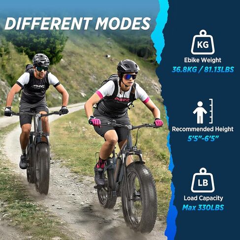 Electric Bicycle for Adults, 1500W Peak Motor 30 MPH 60 Miles Fat Tire E Bike with 48V 18.2Ah Removable Battery 26" Electric Bike Hydraulic Disc Brake and 7-Speed Motorcycle,UL 2849 Certified in Saudi Arabia