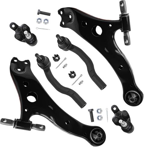 Detroit Axle - خلفية 6pc مجموعة أذرع التحكم في تويوتا RAV4 لكزس NX200T NX300 NX300H ، أشرطة الأذرع السفلى والرقم العلوي البديل in Kuwait