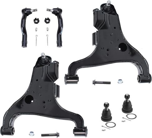 Detroit Axle - خلفية 6pc مجموعة أذرع التحكم في تويوتا RAV4 لكزس NX200T NX300 NX300H ، أشرطة الأذرع السفلى والرقم العلوي البديل in Kuwait