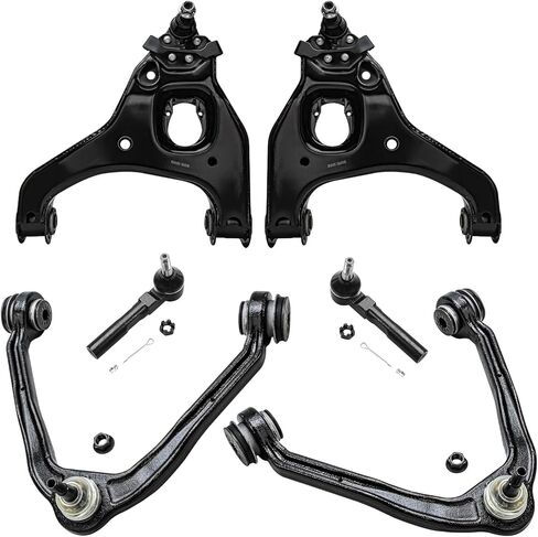 Detroit Axle - خلفية 6pc مجموعة أذرع التحكم في تويوتا RAV4 لكزس NX200T NX300 NX300H ، أشرطة الأذرع السفلى والرقم العلوي البديل in Kuwait
