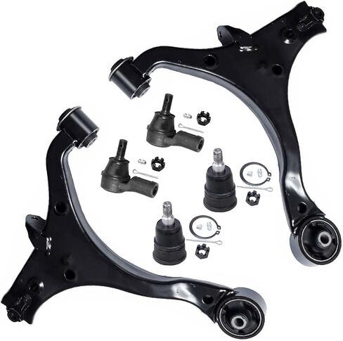 Detroit Axle - خلفية 6pc مجموعة أذرع التحكم في تويوتا RAV4 لكزس NX200T NX300 NX300H ، أشرطة الأذرع السفلى والرقم العلوي البديل in Kuwait