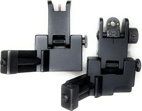 شركة Dagger Defense Veteran المملوكة لشركة الألياف البصرية BUIS، مشاهد حديدية احتياطية، نشر محمل بنابض in Kuwait