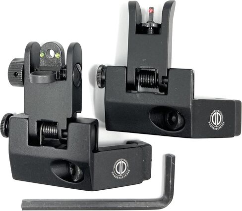 شركة Dagger Defense Veteran المملوكة لشركة الألياف البصرية BUIS، مشاهد حديدية احتياطية، نشر محمل بنابض in Kuwait