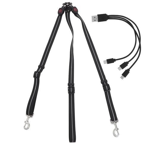 Flashing LED Horse Breastplate - Adjustable Training Collar with Pull Rope for Outdoor Use in Saudi Arabia