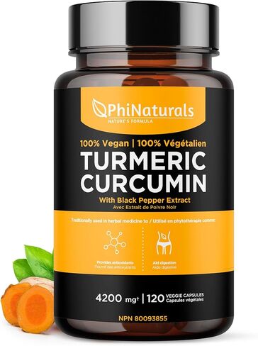 مستخلص الكركم والفلفل الأسود - 1500 ملغ لكل جرعة [120 كبسولة] مع مسحوق الكركم العضوي والبيوبيرين in Kuwait