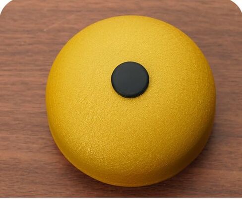 طبلة لسان فولاذية صغيرة، 6 نغمات، 3 بوصات، طبلة مطر، طبلة يدوية، أداة طبلة فولاذية مع مطارق حقيبة سفر وكتاب أغاني للموسيقيين ذهبي in Kuwait