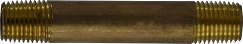 Midland 40-030 Brass Nippple, 6" Length, 1/4" Diameter, in Kuwait