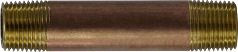 Midland 40-046 Brass Nippple, 4" Length, 3/8" Diameter, in Kuwait