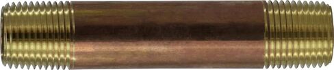 Midland 40-068 Brass Nippple, 5" Length, 1/2" Diameter, in Saudi Arabia