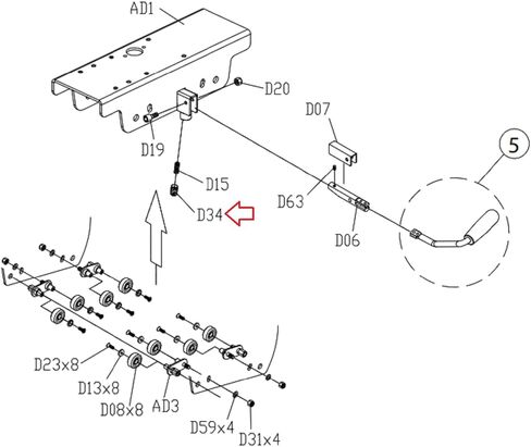 مجموعة براغي زنبركية M12 x 10L 004858-C تعمل مع دراجة الرؤية للياقة البدنية in Kuwait