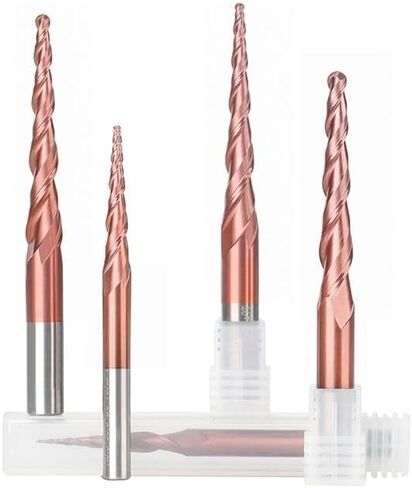 1 قطعة مطحنة نهاية مدببة من الكربيد 2 مطحنة نهاية مدببة على شكل كرة فلوت R0.25-R2.0 مطحنة نهاية من الكربيد الصلبة من التنجستين أداة طحن قاطعة من كربيد التنجستين (R2.0x60xD6x100) in Kuwait