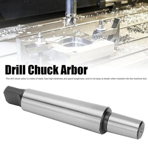 MT3 Drill Chuck Arbor, Sturdy Steel Construction, Wear and Corrosions, High Accuracy for High Speed Spindle Machines, Easy Installation for Machining Tools in Saudi Arabia
