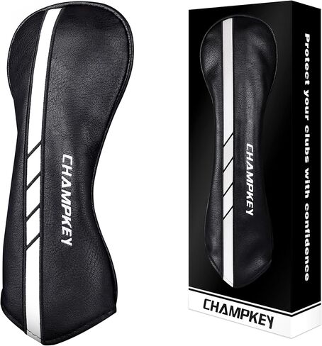 أغطية رأس الجولف الفاخرة من CHAMPKEY للغابات والسائق - أغطية نادي الجولف المصنوعة من الجلد الصناعي من البولي يوريثين المتقدم - اختر بين غطاء فردي وأغطية المجموعة الكاملة in Saudi Arabia
