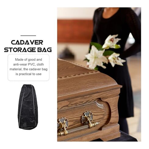 حقيبة الجثث الميتة ذات سعة كبيرة مع مادة مضادة للتآكل ومقابض حمل للاستخدام المنزلي في الجنازات، حقيبة تخزين جثث احترافية مناسبة لنقل المشرحة in Kuwait