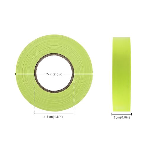 4 قطع شريط أعلام، شريط مساح بلاستيكي، شريط علامات غير لاصق لوضع علامات على الأشجار، علامات الممرات، البناء، المسح (4 ألوان، 0.78 بوصة × 200 بوصة) in Kuwait