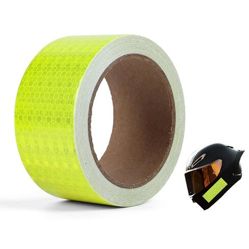 شريط أمان عاكس عالي الوضوح، شريط فلورسنت، 1 بوصة × 30 قدم، أصفر فلورسنت in Kuwait