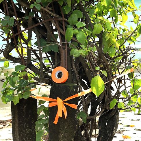 4 قطع شريط أعلام، شريط مساح بلاستيكي، شريط علامات غير لاصق لوضع علامات على الأشجار، علامات الممرات، البناء، المسح (4 ألوان، 0.78 بوصة × 200 بوصة) in Kuwait