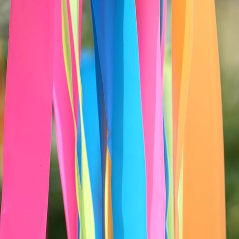 4 قطع شريط أعلام، شريط مساح بلاستيكي، شريط علامات غير لاصق لوضع علامات على الأشجار، علامات الممرات، البناء، المسح (4 ألوان، 0.78 بوصة × 200 بوصة) in Kuwait