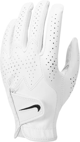 قفاز جولف لليد اليسرى من Nike للسيدات Tour Classic IV باللون الأبيض | أبيض | أسود متوسط in Kuwait